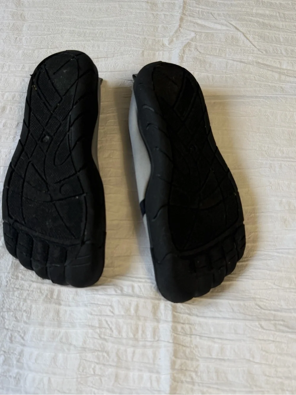 RBX Kids Slip-On Water Shoes Gray Black Size 11/12 Beach Swim Shoes